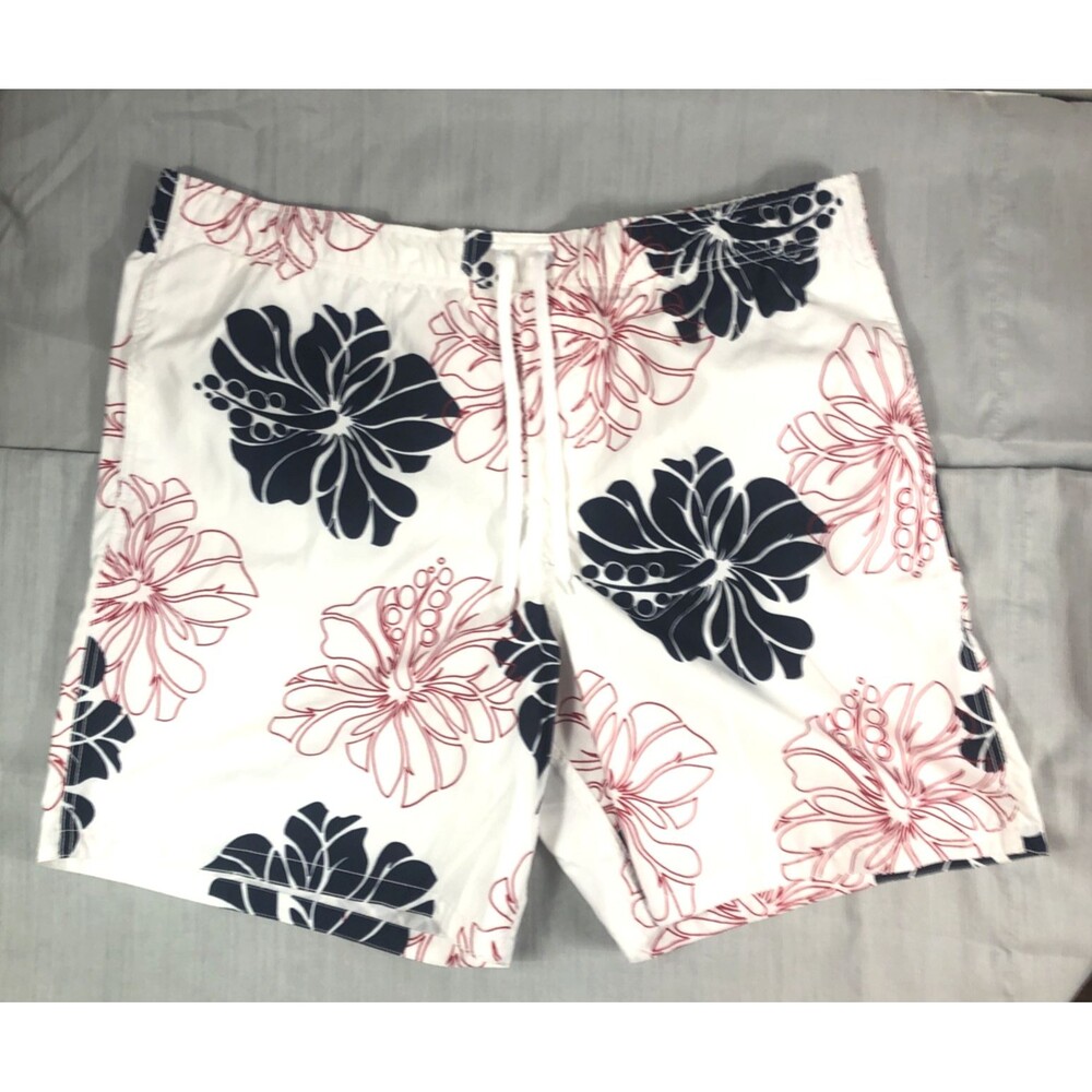 Merona Swim Trunks Shorts Mens Size XL  Mesh Brief Graphic Print
